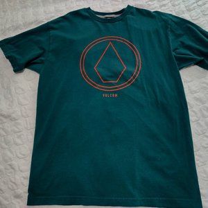 Men's Green Volcom T-Shirt XL